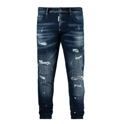 Jean rasgado Azul (BR08)