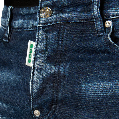 Jean rasgado Azul (BR08)